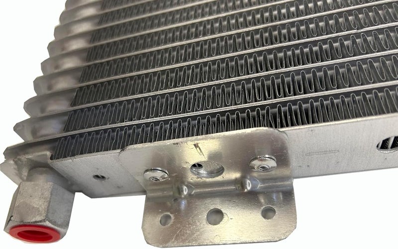 OVANOH Low Pressure Drop Transmission Oil Cooler 40k Transmission Oil Cool Compatible For Heavy Duty 40,000 GVW Max Low Mounting Hardware Towing Applications and Advanced Cooling Protection LPD47391 - Image 5